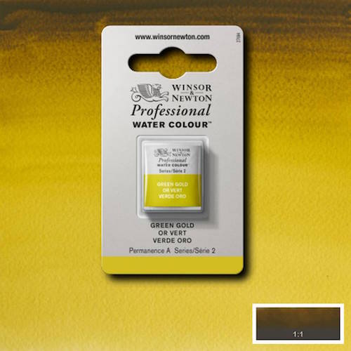 Green Gold napje 294 S2 Artist's Aquarel Winsor & Newton