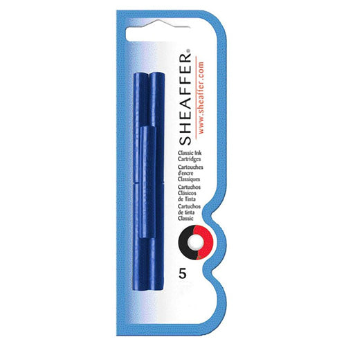Inktpatronen Vulpen SHEAFFER 100 blauw 5 stuks