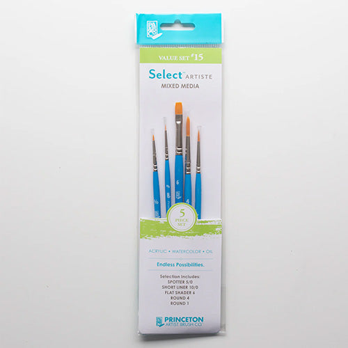 Penselen set Princeton Aquarel/Olie/Acryl #15