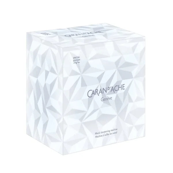 Puntenslijper met Handel Tafelmodel SPECIALE EDITIE Frost Metaal Caran D'Ache
