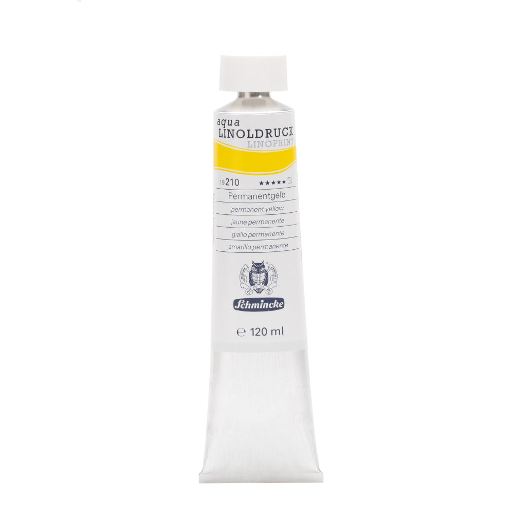 Blockprint inkt Waterbasis 120ml Schmincke Permanent Geel no 210