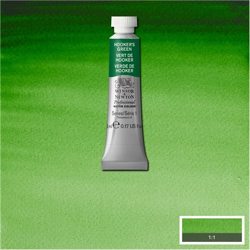 Hookers Green 5ml 311 S1 Artist's Aquarel Winsor & Newton