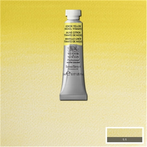 Lemon Yellow (nickel tit.) 5ml 347 S4 Artist's Aquarel Winsor & Newton