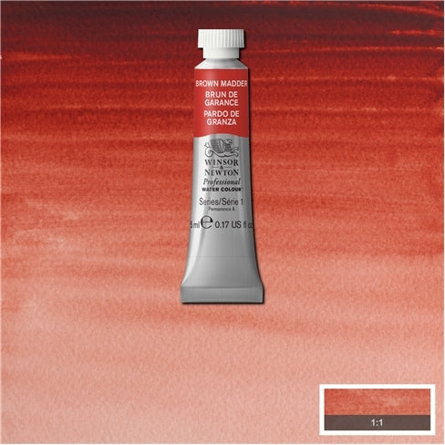 Brown Madder 5ml 056 S1 Artist's Aquarel Winsor & Newton