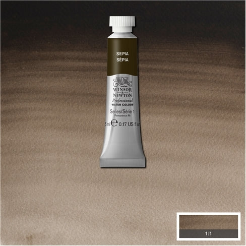 Sepia 5ml 609 S1 Artist's Aquarel Winsor & Newton