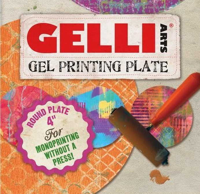 Gelli Arts printingplate rond 20,32