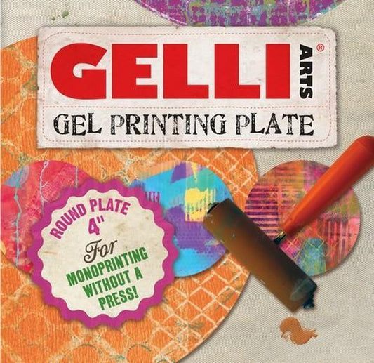 Gelli Arts printingplate rond 20,32