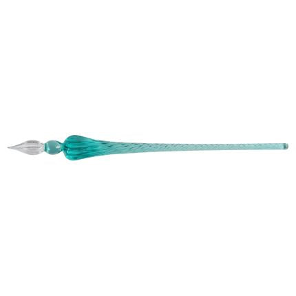 Jacques Herbin Ronde glaspen in geschenkdoos - 18mm - Turquoise