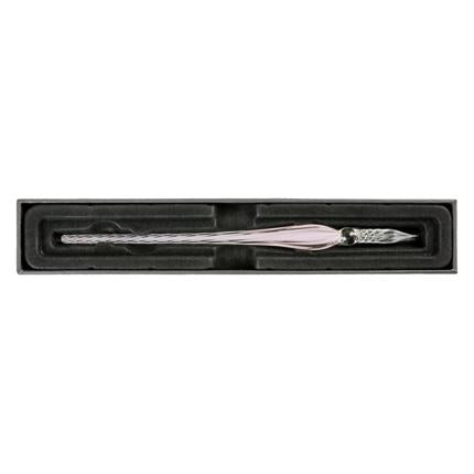 Jacques Herbin Ronde glaspen gedraaid - 18mm - Licht roze