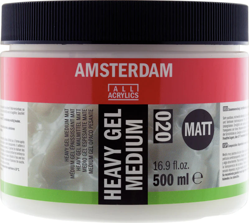 Heavy Gel Mat Medium  020 500ml Amsterdam