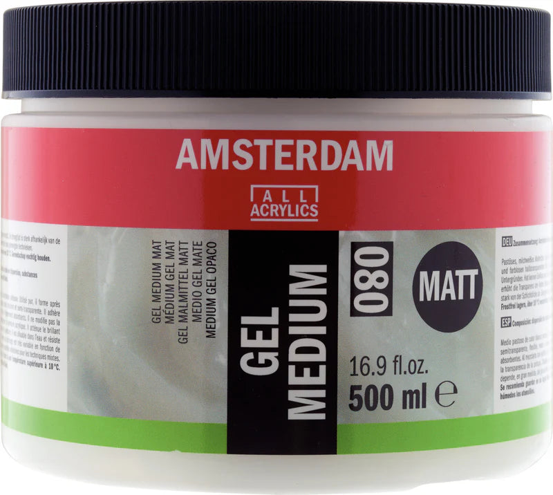 Gel Medium Mat  080 500ml Amsterdam