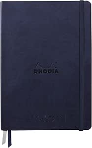 Dummie Blauw A5 200gr Rhodia Creation Goalbook wit papier gebonden