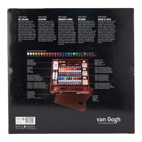 Olieverf Expert Box 26 Tubes 20 ml + Accessoires Van Gogh