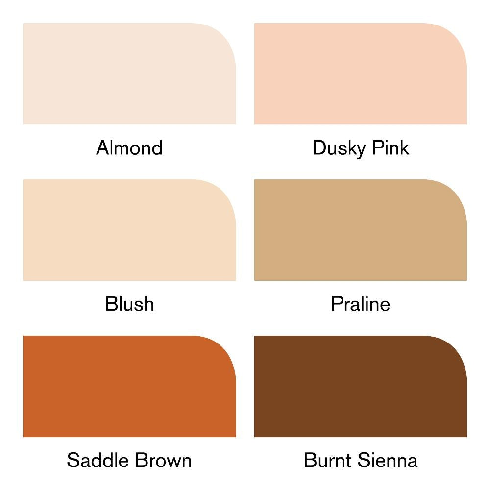 BrushMarker Set 6 SKIN TONES