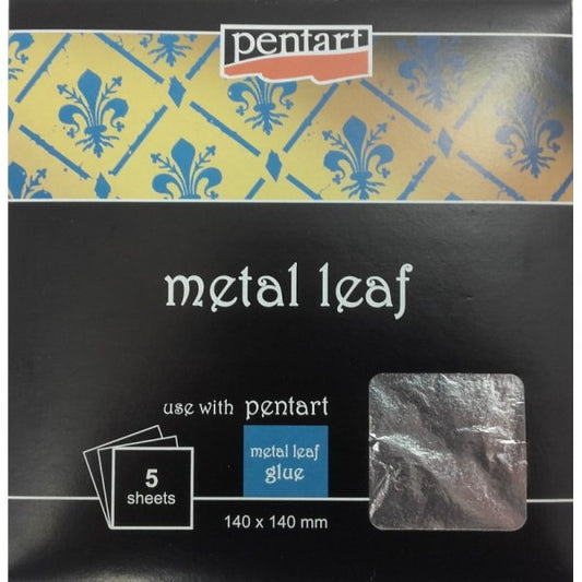 Bladzilver 5 vellen 14x14 cm