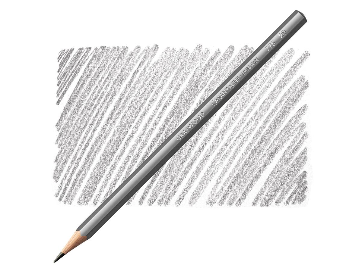 Caran D'Ache 2B GRAFWOOD grafiet potlood