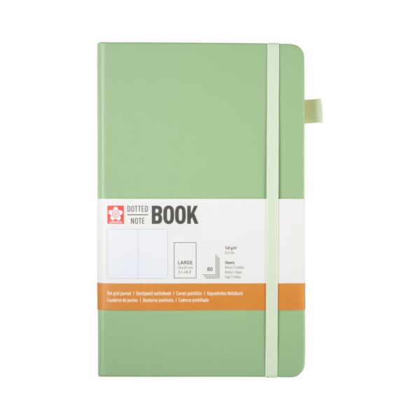 Dummy licht groen A5 80 vellen dotted Sakura