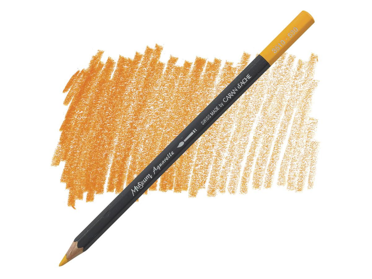 Gold Cadmium Yellow 530 museum aquarel Caran D'Ache