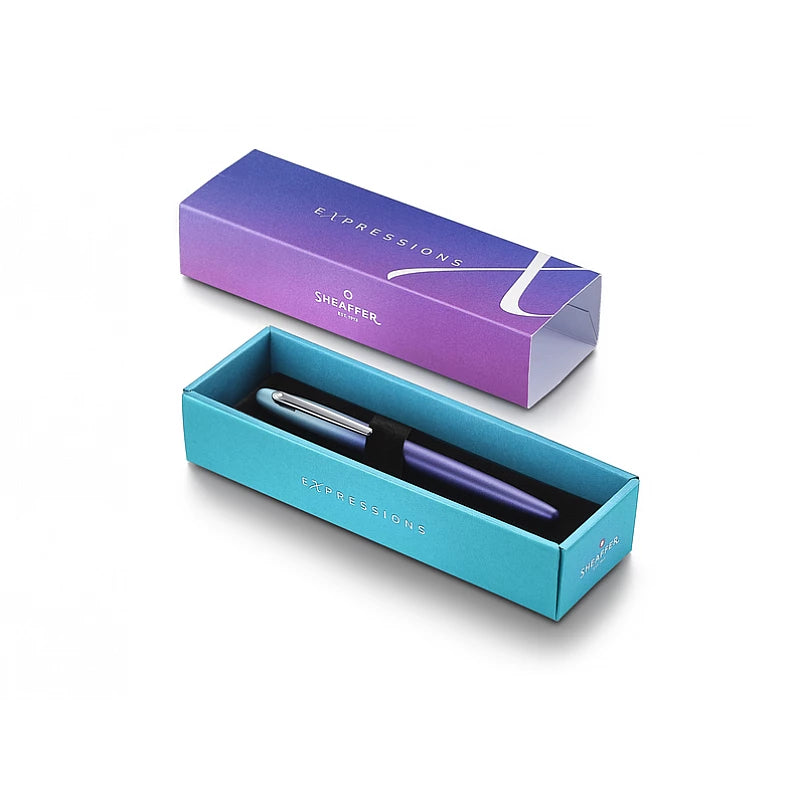 Rollerbal Sheaffer VFM 9430 Expressions, gradient blue chrome trims