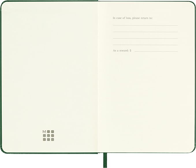 Schetsboekje Groen 13x21cm Moleskine