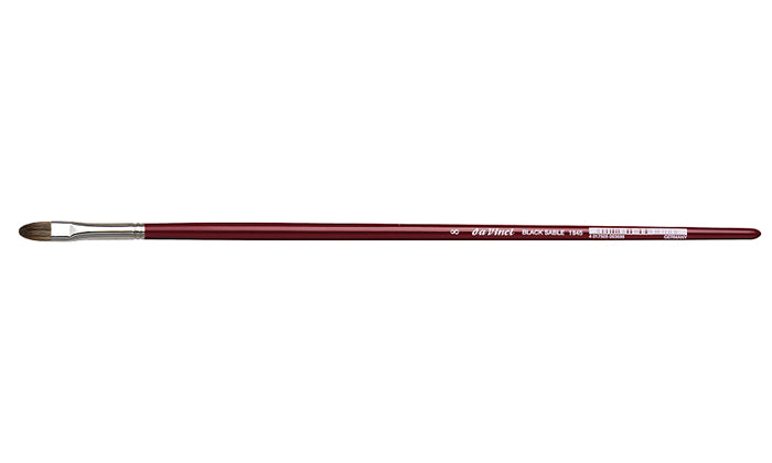 Davinci penseel Olie 1845.8 Black Sable Kattentong