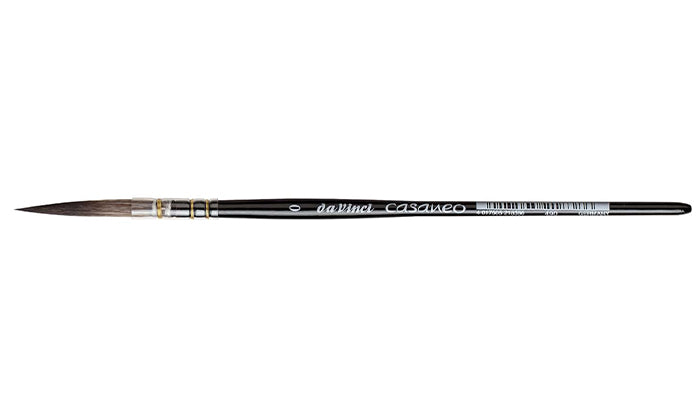 Casaneo Aquarelle Penseel rond extra lang 490.0 Vegan DaVinci