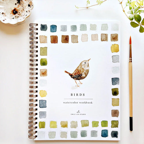 Aquarelverf werkboek - Vogels