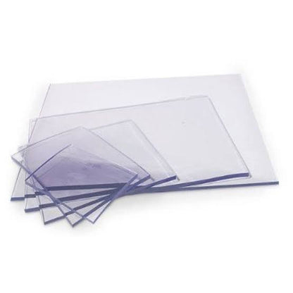 Kunststof Soft plaatje 15x20 cm Transparant (soort Soft Linoleum)