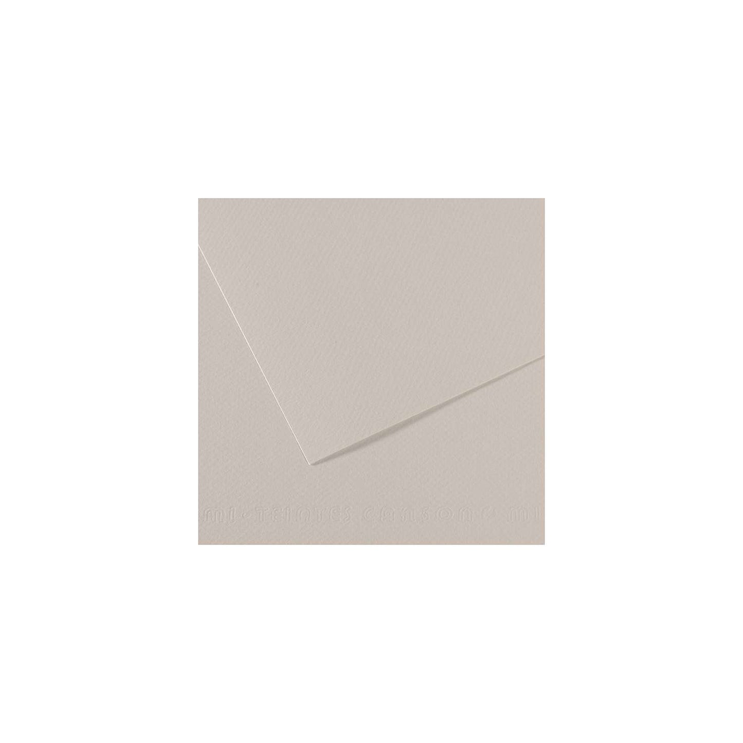 10 vel 160 grs Mi-Teintes gekleurd papier, no 120 zacht grijs 50x65cm