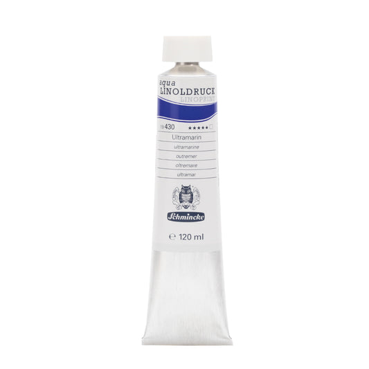 Blockprint inkt Waterbasis 120ml Schmincke Ultramarijn (warm) Blauw no 430