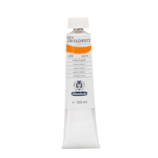 Blockprint inkt Waterbasis 120ml Schmincke Indisch Geel (warm) no 220