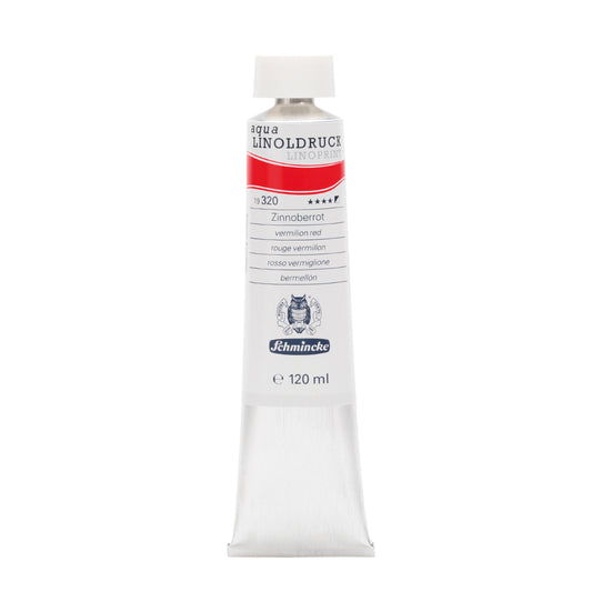 Blockprint inkt Waterbasis 120ml Schmincke Vermiljoen (warm) no 320