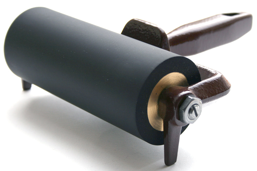Inktroller Hauer 10 cm breed en 6 cm doorsnede professionele kwaliteit hardheid 45 shore (kopie)