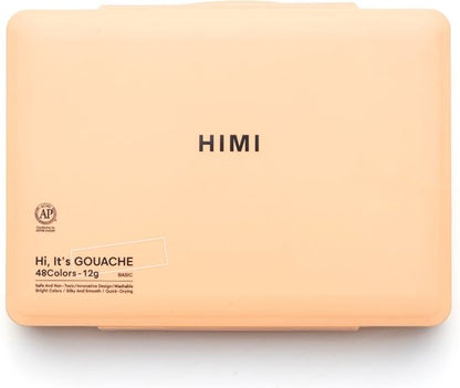 HIMI Gouache Set 48 kleuren in box peach