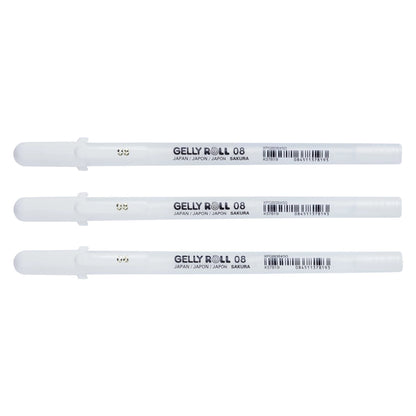 Sakura Gellyroll 3 set - wit 0.8