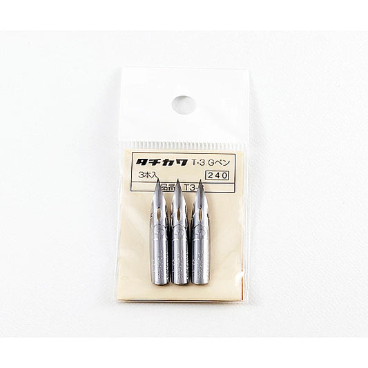 Tachikawa No. 3 - G Model Nib Penpunt - Set van 3