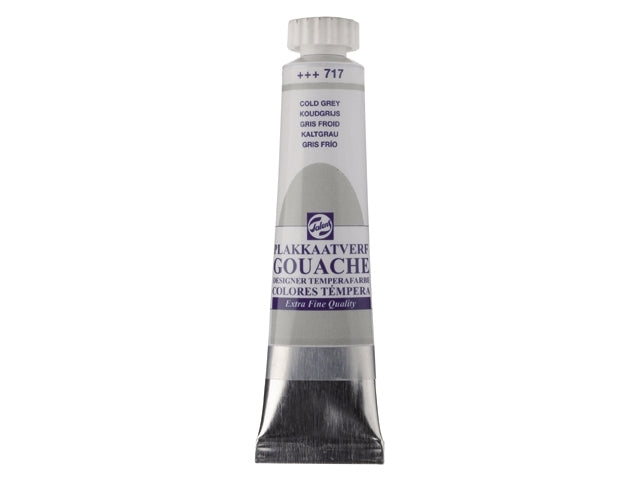 Gouache 717 KOUDGRIJS 20ml Talens plakkaatverf