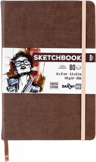 Set Potloden Staedtler Mars Lumograph x6 8B-HB met Darwi Schetsboek A5