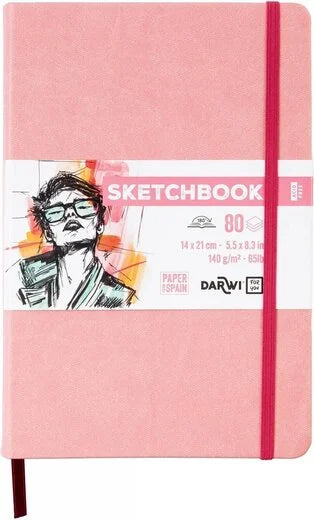 Set Potloden Staedtler Mars Lumograph x6 8B-HB met Darwi Schetsboek A5