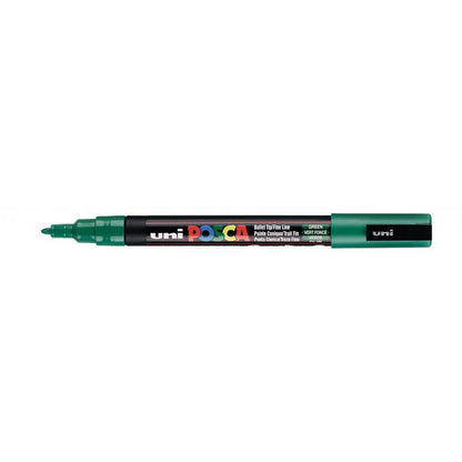 Posca verf stift PC3M Donker Groen